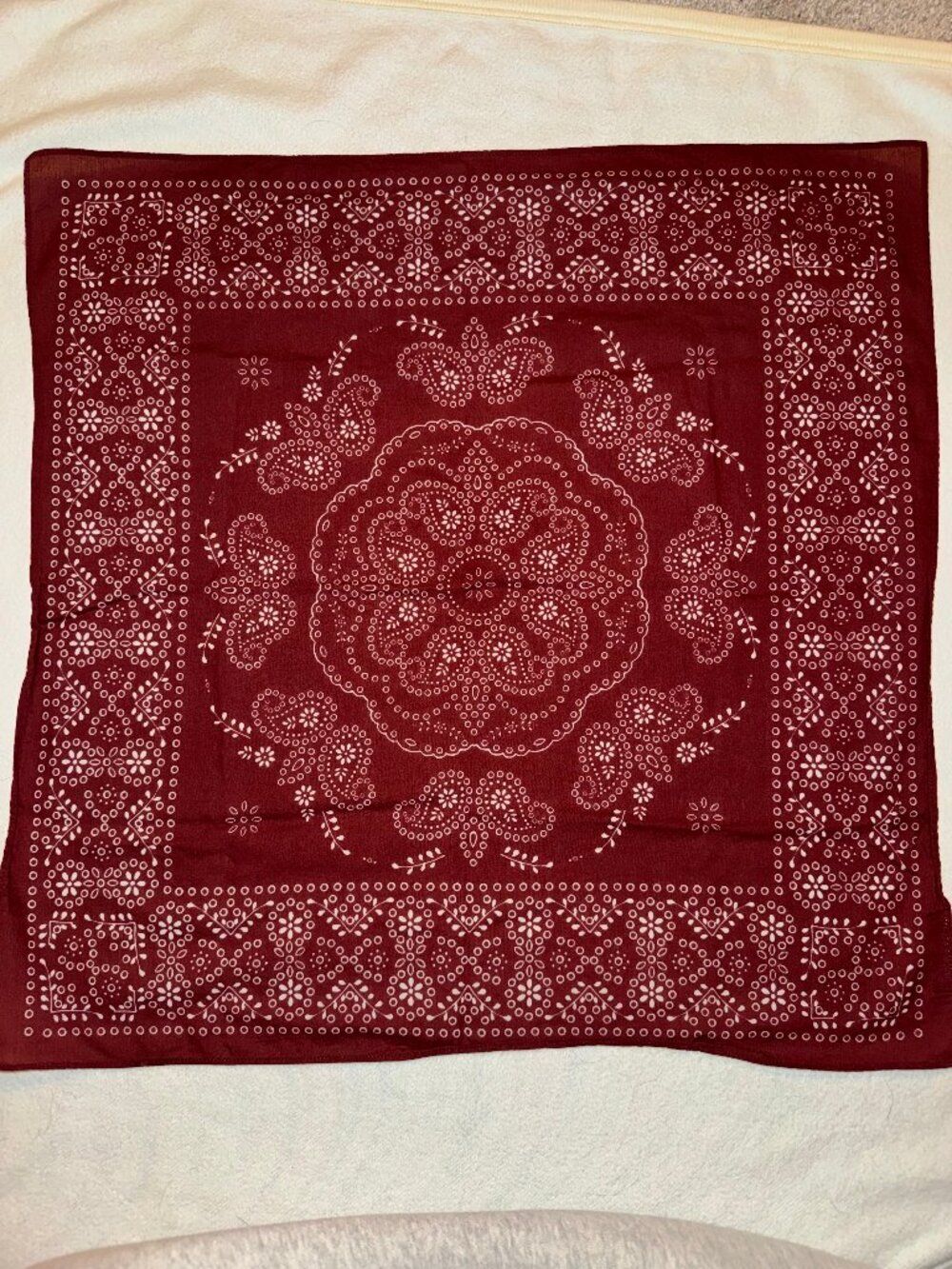Abercrombie Bandana - Red - One Size